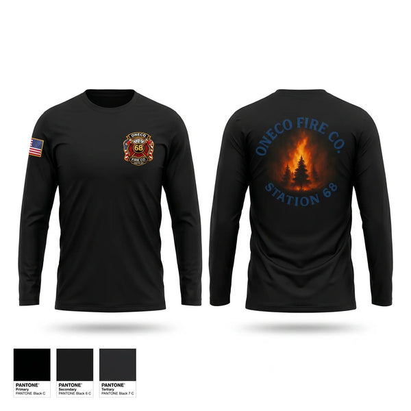 Long Sleeve Performance Shirt, Oneco Fire Co., Fire Department, Teamtime, Team time, sublimation, custom sports apparel, team uniforms, spirit wear, spiritwear, sports uniforms, custom shirts, team store, custom team store, fundraiser sports, apparel fundraiser