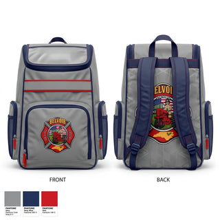 Gear Bag, Belvior Volunteer Fire Department, Fire Department, Teamtime, Team time, sublimation, custom sports apparel, team uniforms, spirit wear, spiritwear, sports uniforms, custom shirts, team store, custom team store, fundraiser sports, apparel fundraiser