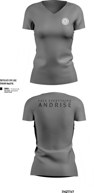 Womens Short Sleeve Vneck Shirt, FearLifestyle, , Teamtime, Team time, sublimation, custom sports apparel, team uniforms, spirit wear, spiritwear, sports uniforms, custom shirts, team store, custom team store, fundraiser sports, apparel fundraiser