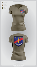 Riverine Squadron One 81663688 Women's Short Sleeve V-neck Shirt - 1
