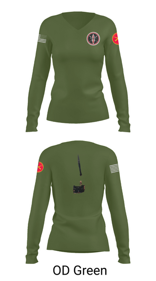 Womens Long Sleeve Vneck Shirt, Lance missile reunion, Army, Teamtime, Team time, sublimation, custom sports apparel, team uniforms, spirit wear, spiritwear, sports uniforms, custom shirts, team store, custom team store, fundraiser sports, apparel fundraiser