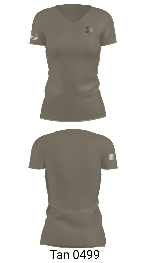 Womens Short Sleeve Vneck Shirt, Fire Investigation Bureau, Fire Department, Teamtime, Team time, sublimation, custom sports apparel, team uniforms, spirit wear, spiritwear, sports uniforms, custom shirts, team store, custom team store, fundraiser sports, apparel fundraiser