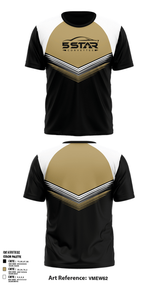 Short Sleeve Performance Shirt, 5 Star Corvettes, , Teamtime, Team time, sublimation, custom sports apparel, team uniforms, spirit wear, spiritwear, sports uniforms, custom shirts, team store, custom team store, fundraiser sports, apparel fundraiser