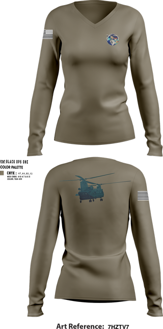 Womens Long Sleeve Vneck Shirt, Sugar Bears, , Teamtime, Team time, sublimation, custom sports apparel, team uniforms, spirit wear, spiritwear, sports uniforms, custom shirts, team store, custom team store, fundraiser sports, apparel fundraiser