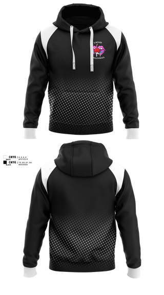 Hoodie, LaCaze, Women's Volleyball, Teamtime, Team time, sublimation, custom sports apparel, team uniforms, spirit wear, spiritwear, sports uniforms, custom shirts, team store, custom team store, fundraiser sports, apparel fundraiser