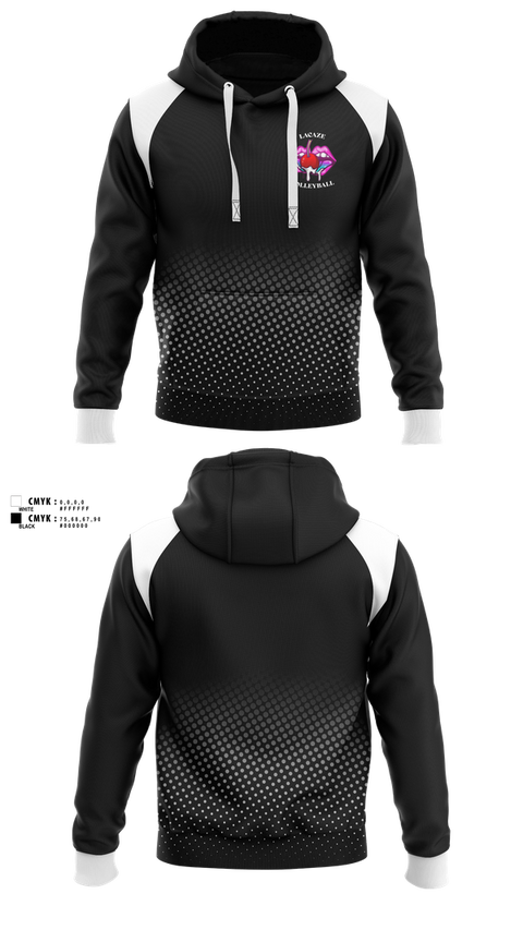 Hoodie, LaCaze, Women's Volleyball, Teamtime, Team time, sublimation, custom sports apparel, team uniforms, spirit wear, spiritwear, sports uniforms, custom shirts, team store, custom team store, fundraiser sports, apparel fundraiser