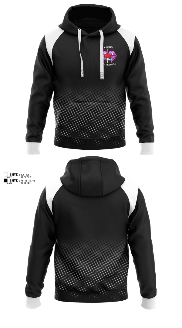 Hoodie, LaCaze, Women's Volleyball, Teamtime, Team time, sublimation, custom sports apparel, team uniforms, spirit wear, spiritwear, sports uniforms, custom shirts, team store, custom team store, fundraiser sports, apparel fundraiser