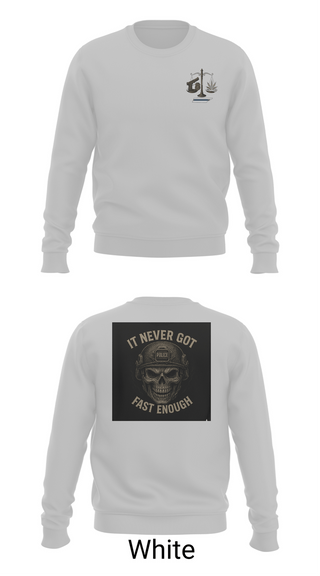 Crew Neck Sweatshirt, LPD, Police, Teamtime, Team time, sublimation, custom sports apparel, team uniforms, spirit wear, spiritwear, sports uniforms, custom shirts, team store, custom team store, fundraiser sports, apparel fundraiser