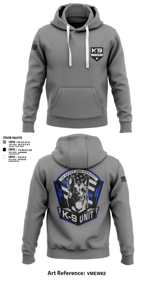 Hoodie, K-9, , Teamtime, Team time, sublimation, custom sports apparel, team uniforms, spirit wear, spiritwear, sports uniforms, custom shirts, team store, custom team store, fundraiser sports, apparel fundraiser