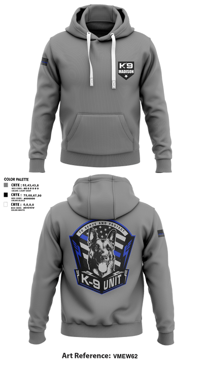 K-9 37862804 Hoodie - 1