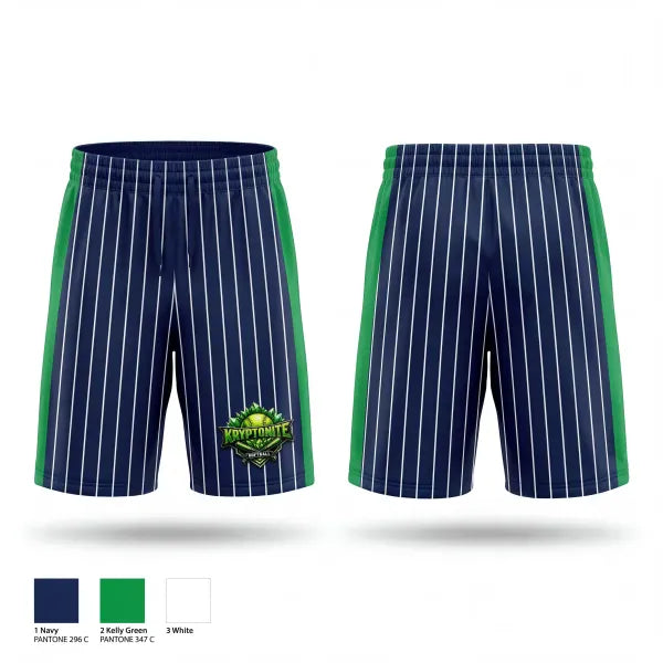 Athletic Shorts With Pockets, Kryptonite, Baseball, Teamtime, Team time, sublimation, custom sports apparel, team uniforms, spirit wear, spiritwear, sports uniforms, custom shirts, team store, custom team store, fundraiser sports, apparel fundraiser