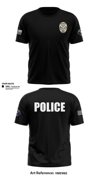 Old School Cotton Feel Shirt, Farmersville Police, Police, Teamtime, Team time, sublimation, custom sports apparel, team uniforms, spirit wear, spiritwear, sports uniforms, custom shirts, team store, custom team store, fundraiser sports, apparel fundraiser