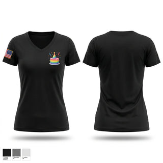 Womens Short Sleeve Vneck Shirt, Pasadena Police Department Honor Guard, Police, Teamtime, Team time, sublimation, custom sports apparel, team uniforms, spirit wear, spiritwear, sports uniforms, custom shirts, team store, custom team store, fundraiser sports, apparel fundraiser