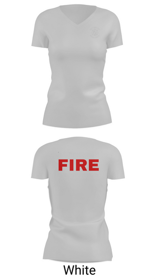 Womens Short Sleeve Vneck Shirt, Ruthven Fire Department, Fire Department, Teamtime, Team time, sublimation, custom sports apparel, team uniforms, spirit wear, spiritwear, sports uniforms, custom shirts, team store, custom team store, fundraiser sports, apparel fundraiser