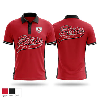 Short Sleeve Performance Polo, Elite, Softball, Teamtime, Team time, sublimation, custom sports apparel, team uniforms, spirit wear, spiritwear, sports uniforms, custom shirts, team store, custom team store, fundraiser sports, apparel fundraiser