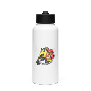 B co 603rd 69777518 Stainless Steel Water Bottle with a Straw Lid