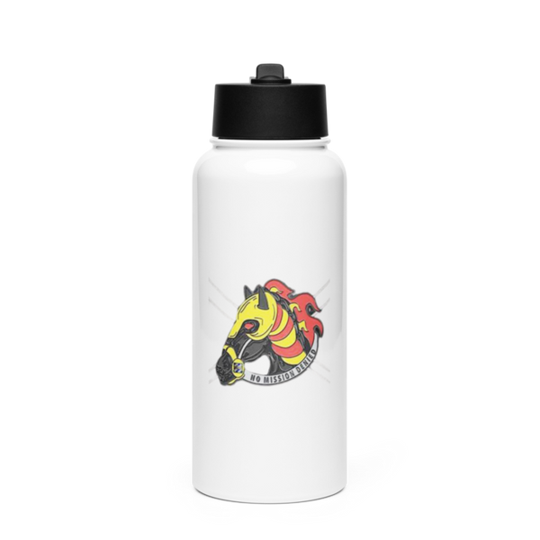 B co 603rd 69777518 Stainless Steel Water Bottle with a Straw Lid