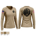411th MP CO 61050551 Women's Long Sleeve V-neck Shirt - 1