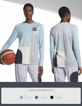 Long Sleeve Performance Shirt, North Stars, Women's Basketball, Teamtime, Team time, sublimation, custom sports apparel, team uniforms, spirit wear, spiritwear, sports uniforms, custom shirts, team store, custom team store, fundraiser sports, apparel fundraiser