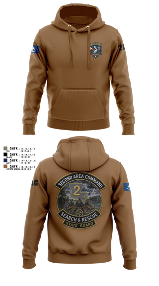 Hoodie, Louisiana State Guard, Army, Teamtime, Team time, sublimation, custom sports apparel, team uniforms, spirit wear, spiritwear, sports uniforms, custom shirts, team store, custom team store, fundraiser sports, apparel fundraiser