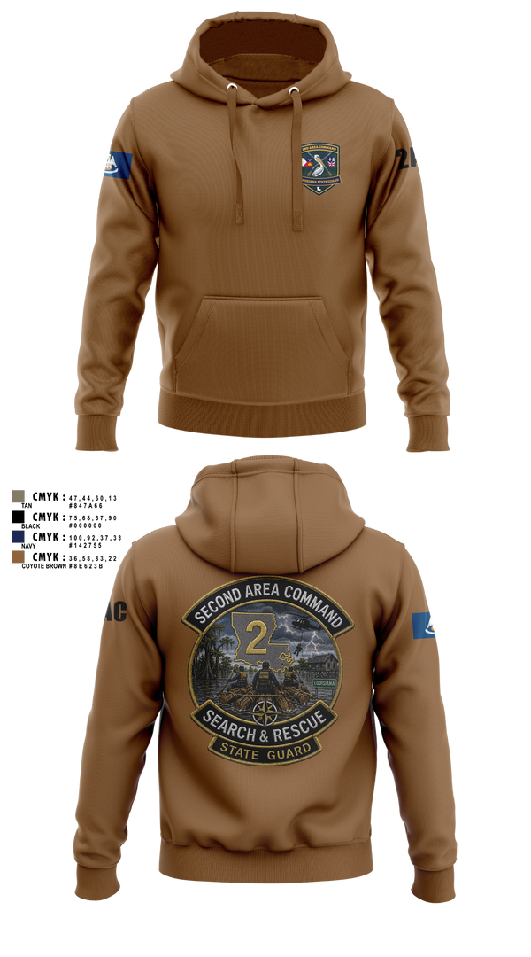 Hoodie, Louisiana State Guard, Army, Teamtime, Team time, sublimation, custom sports apparel, team uniforms, spirit wear, spiritwear, sports uniforms, custom shirts, team store, custom team store, fundraiser sports, apparel fundraiser