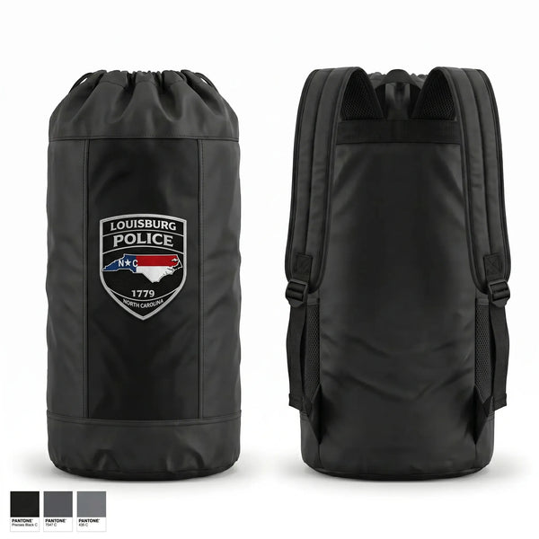 Gear Bag, Louisburg Police Department, Police, Teamtime, Team time, sublimation, custom sports apparel, team uniforms, spirit wear, spiritwear, sports uniforms, custom shirts, team store, custom team store, fundraiser sports, apparel fundraiser