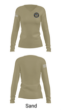 Holdenville PD 19180608 Women's Long Sleeve V-neck Shirt - 92