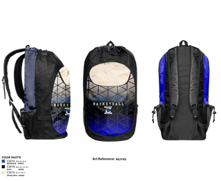 Gear Bag, Carbon Boys Basketball, Men's Basketball, Teamtime, Team time, sublimation, custom sports apparel, team uniforms, spirit wear, spiritwear, sports uniforms, custom shirts, team store, custom team store, fundraiser sports, apparel fundraiser