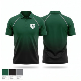 Short Sleeve Performance Polo, Quad City A's, Baseball, Teamtime, Team time, sublimation, custom sports apparel, team uniforms, spirit wear, spiritwear, sports uniforms, custom shirts, team store, custom team store, fundraiser sports, apparel fundraiser