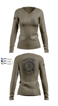 Carnage 79980273 Women's Long Sleeve V-neck Shirt - 3
