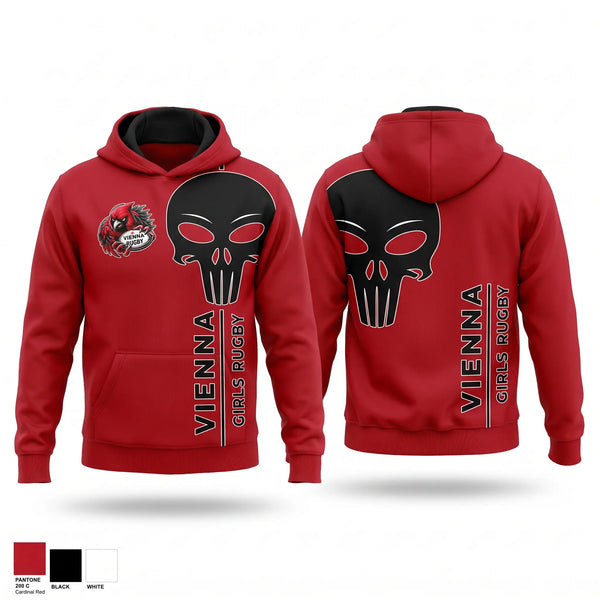 Hoodie, Vienna Girls, Rugby, Teamtime, Team time, sublimation, custom sports apparel, team uniforms, spirit wear, spiritwear, sports uniforms, custom shirts, team store, custom team store, fundraiser sports, apparel fundraiser