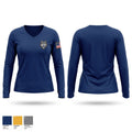 C Squad East Women's Long Sleeve V-neck Shirt - 1