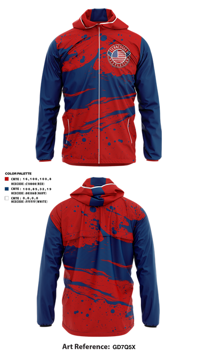 Tennessee Revolution 1838841 Windbreaker - 1