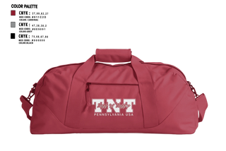 Duffle Bag, TNT, Softball, Teamtime, Team time, sublimation, custom sports apparel, team uniforms, spirit wear, spiritwear, sports uniforms, custom shirts, team store, custom team store, fundraiser sports, apparel fundraiser