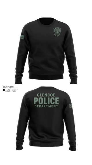 Crew Neck Sweatshirt, Glencoe Investigations, Police, Teamtime, Team time, sublimation, custom sports apparel, team uniforms, spirit wear, spiritwear, sports uniforms, custom shirts, team store, custom team store, fundraiser sports, apparel fundraiser