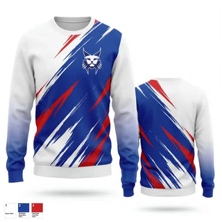 Crew Neck Sweatshirt, Illinois Bobcats, Men's Basketball, Teamtime, Team time, sublimation, custom sports apparel, team uniforms, spirit wear, spiritwear, sports uniforms, custom shirts, team store, custom team store, fundraiser sports, apparel fundraiser