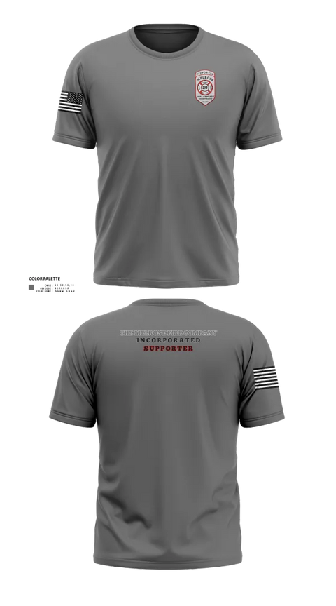 Short Sleeve Performance Shirt, The Melrose Fire Company Incorporated, , Teamtime, Team time, sublimation, custom sports apparel, team uniforms, spirit wear, spiritwear, sports uniforms, custom shirts, team store, custom team store, fundraiser sports, apparel fundraiser