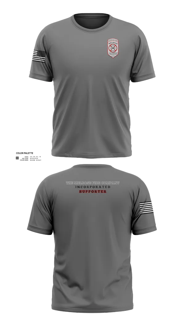 Old School Cotton Feel Shirt, The Melrose Fire Company Incorporated, , Teamtime, Team time, sublimation, custom sports apparel, team uniforms, spirit wear, spiritwear, sports uniforms, custom shirts, team store, custom team store, fundraiser sports, apparel fundraiser
