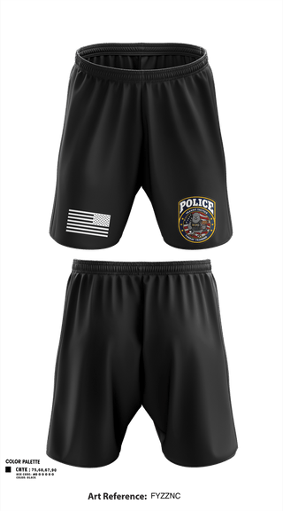 Athletic Shorts With Pockets, THREAT Training, Police, Teamtime, Team time, sublimation, custom sports apparel, team uniforms, spirit wear, spiritwear, sports uniforms, custom shirts, team store, custom team store, fundraiser sports, apparel fundraiser