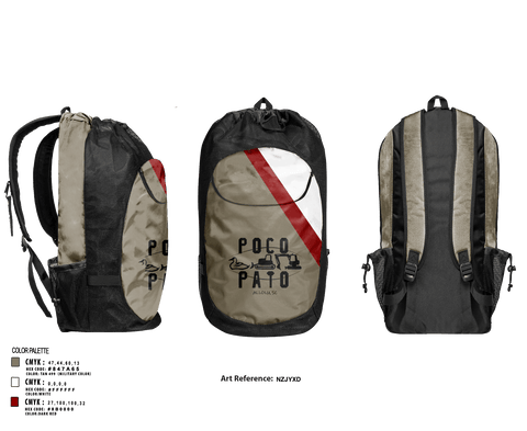 Gear Bag, Poco Pato, , Teamtime, Team time, sublimation, custom sports apparel, team uniforms, spirit wear, spiritwear, sports uniforms, custom shirts, team store, custom team store, fundraiser sports, apparel fundraiser