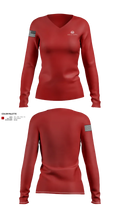RSS E-Town 70795830 Women's Long Sleeve V-neck Shirt - 22