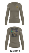 Florence County Sheriff's Office SRO 23103913 Women's Long Sleeve V-neck Shirt - 11