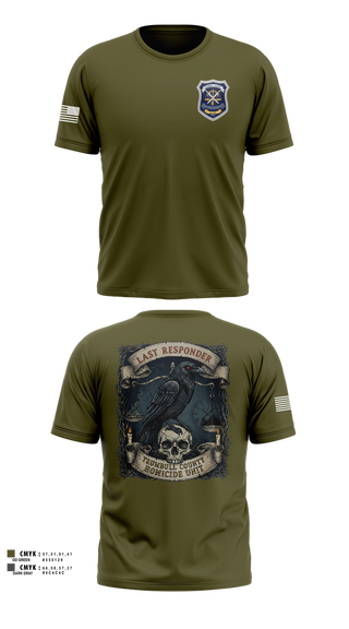 Old School Cotton Feel Shirt, Trumbull County Homicide Investigation and Prosecution Unit, , Teamtime, Team time, sublimation, custom sports apparel, team uniforms, spirit wear, spiritwear, sports uniforms, custom shirts, team store, custom team store, fundraiser sports, apparel fundraiser