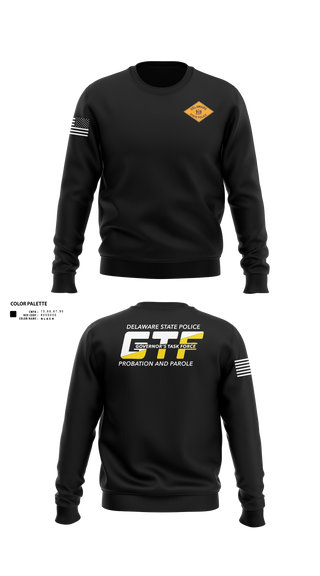 Crew Neck Sweatshirt, Delaware GTF, Police, Teamtime, Team time, sublimation, custom sports apparel, team uniforms, spirit wear, spiritwear, sports uniforms, custom shirts, team store, custom team store, fundraiser sports, apparel fundraiser