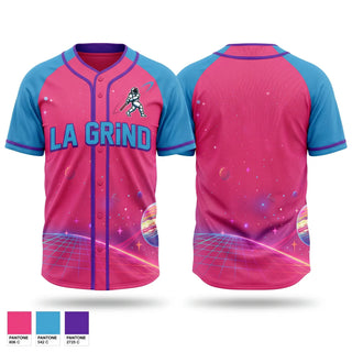 Soft Poly Tee Cotton Like Feel, LA GRiND, Baseball, Teamtime, Team time, sublimation, custom sports apparel, team uniforms, spirit wear, spiritwear, sports uniforms, custom shirts, team store, custom team store, fundraiser sports, apparel fundraiser