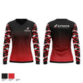 Strata Soccer Performance Women's Long Sleeve V-neck Shirt - 1