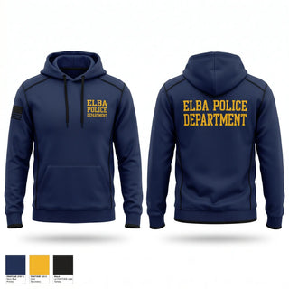 Hoodie, Elba Police Department, Police, Teamtime, Team time, sublimation, custom sports apparel, team uniforms, spirit wear, spiritwear, sports uniforms, custom shirts, team store, custom team store, fundraiser sports, apparel fundraiser