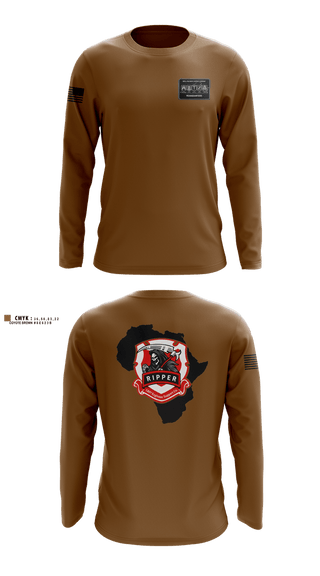 Long Sleeve Performance Shirt, 180th ESC, Army, Teamtime, Team time, sublimation, custom sports apparel, team uniforms, spirit wear, spiritwear, sports uniforms, custom shirts, team store, custom team store, fundraiser sports, apparel fundraiser