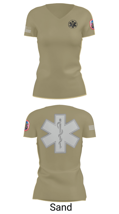 I-STAT EMS 65637212 Women's Short Sleeve V-neck Shirt - 88