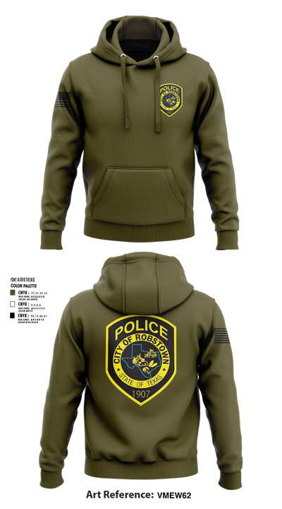 Robstown police department 66460807 Hoodie - 2